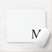 Personalisiertes Monogramm und Name Maus-Pad Mousepad (Mit Mouse)