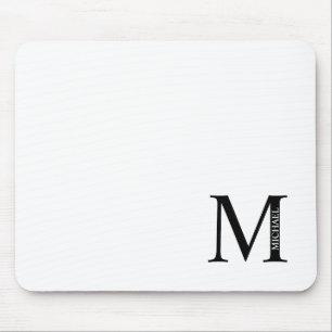 Personalisiertes Monogramm und Name Maus-Pad Mousepad