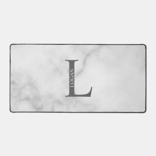 Personalisiertes Monogramm und Name Maus-Pad Schreibtischunterlage