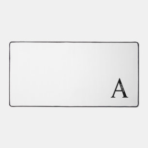 Personalisiertes Monogramm und Name Maus-Pad Schreibtischunterlage