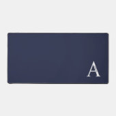 Personalisiertes Monogramm und Name Maus-Pad Schreibtischunterlage (Vorderseite)