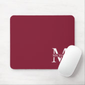 Personalisiertes Monogramm und Name Mousepad (Mit Mouse)