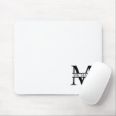 Personalisiertes Monogramm und Name Mousepad (Mit Mouse)