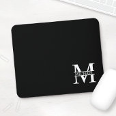 Personalisiertes Monogramm und Name Mousepad
