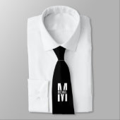 Personalisiertes Monogramm und Name Neck Tie Krawatte (Gebunden)