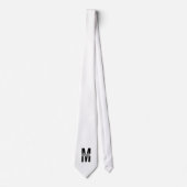 Personalisiertes Monogramm und Name Neck Tie Krawatte (Vorderseite)