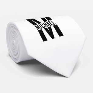 Personalisiertes Monogramm und Name Neck Tie Krawatte