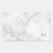 Personalisiertes Monogramm und Name Notepad Post-it Klebezettel (Vorderseite)