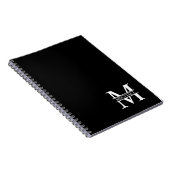 Personalisiertes Monogramm und Name Notizblock (Rechte Seite)