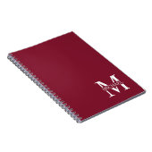 Personalisiertes Monogramm und Name Notizblock (Rechte Seite)
