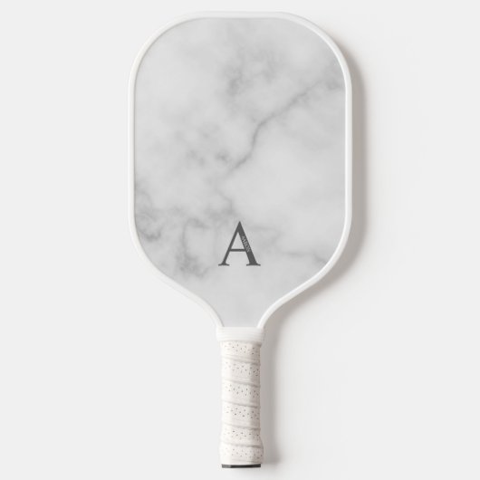 Personalisiertes Monogramm und Name Pickleball Schläger (Vorderseite)