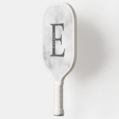 Personalisiertes Monogramm und Name Pickleball Schläger (Links)