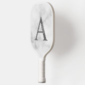 Personalisiertes Monogramm und Name Pickleball Schläger (Links)