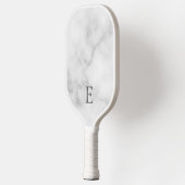 Personalisiertes Monogramm und Name Pickleball Schläger (Links)