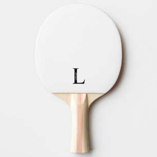 Personalisiertes Monogramm und Name Ping Pong Padd Tischtennis Schläger