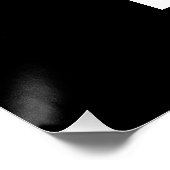 Personalisiertes Monogramm und Name-Poster Poster (Ecke)