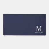 Personalisiertes Monogramm und Name Schreibtischunterlage (Vorderseite)