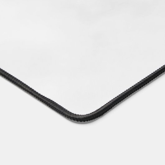 Personalisiertes Monogramm und Name Schreibtischunterlage (Ecke)