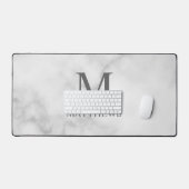 Personalisiertes Monogramm und Name Schreibtischunterlage (Tastatur & Maus)