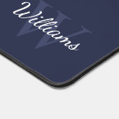 Personalisiertes Monogramm und Name Schreibtischunterlage (Ecke)