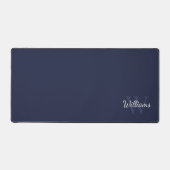 Personalisiertes Monogramm und Name Schreibtischunterlage (Vorderseite)