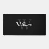 Personalisiertes Monogramm und Name Schreibtischunterlage (Vorderseite)