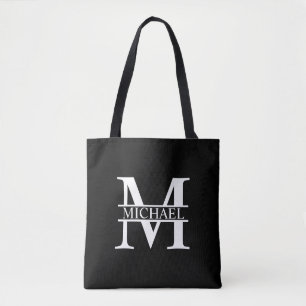 Personalisiertes Monogramm und Name Tasche