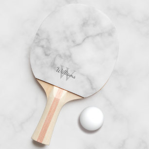 Personalisiertes Monogramm und Name Tischtennis Schläger