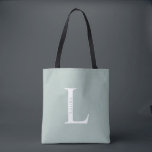 Personalisiertes Monogramm und Name Totbeutel Tasche<br><div class="desc">Personalisiert Monogram und Name Gift bieten personalisierte Monogramm und Namen im klassischen Serif-Schriftart-Stil.</div>