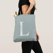 Personalisiertes Monogramm und Name Totbeutel Tasche (Von Nahem)