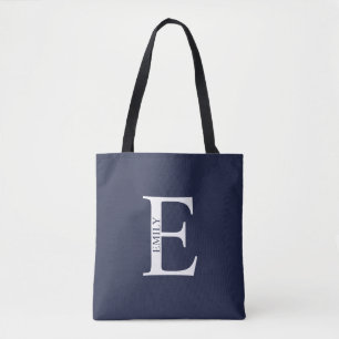Personalisiertes Monogramm und Name Totbeutel Tasche