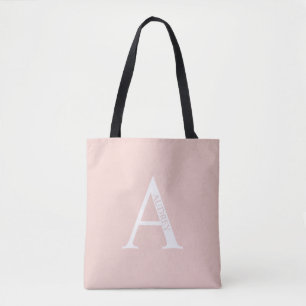Personalisiertes Monogramm und Name Totbeutel Tasche
