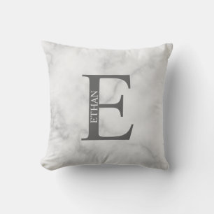 Personalisiertes Monogramm und Namens-Kissen Kissen