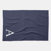 Personalisiertes Monogramm- und Namenshandtuch Geschirrtuch (Horizontal)