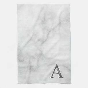 Personalisiertes Monogramm und Namenshandtuch Geschirrtuch