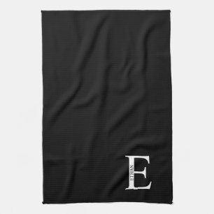 Personalisiertes Monogramm und Namenshandtuch Geschirrtuch