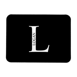Personalisiertes Monogramm und Namensmagnet Magnet