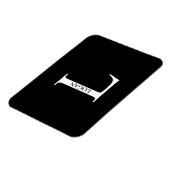 Personalisiertes Monogramm und Namensmagnet Magnet (Linke Seite)