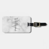 Personalisiertes Monogramm und Namensmarkierung Gepäckanhänger (Vorderseite horizontal)