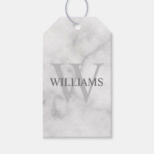 Personalisiertes Monogramm und Namensmarkierung Geschenkanhänger