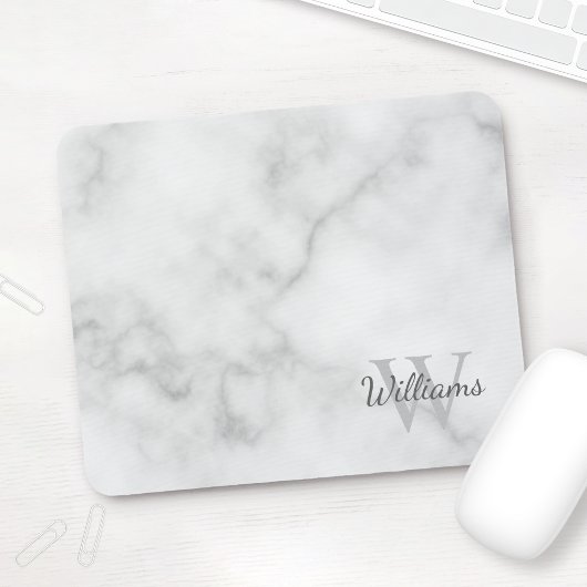 Personalisiertes Monogramm und Namensmarkierung Mousepad