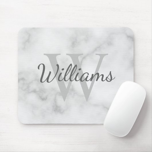 Personalisiertes Monogramm und Namensmarkierung Mousepad (Mit Mouse)
