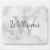 Personalisiertes Monogramm und Namensmarkierung Mousepad (Vorne)