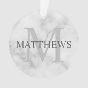 Personalisiertes Monogramm und Namensmarkierung Ornament