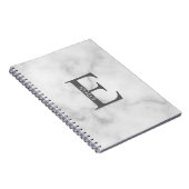 Personalisiertes Monogramm und NamensNotebook Notizblock (Rechte Seite)