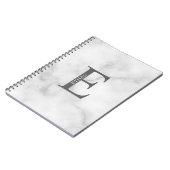 Personalisiertes Monogramm und NamensNotebook Notizblock (Linke Seite)