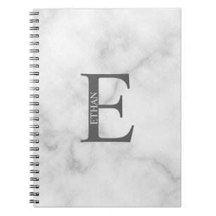 Personalisiertes Monogramm und NamensNotebook Notizblock