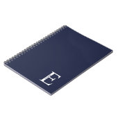 Personalisiertes Monogramm und NamensNotebook Notizblock (Linke Seite)