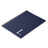 Personalisiertes Monogramm und NamensNotebook Notizblock (Linke Seite)