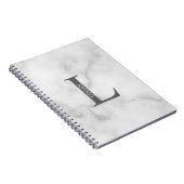 Personalisiertes Monogramm und NamensNotebook Notizblock (Rechte Seite)